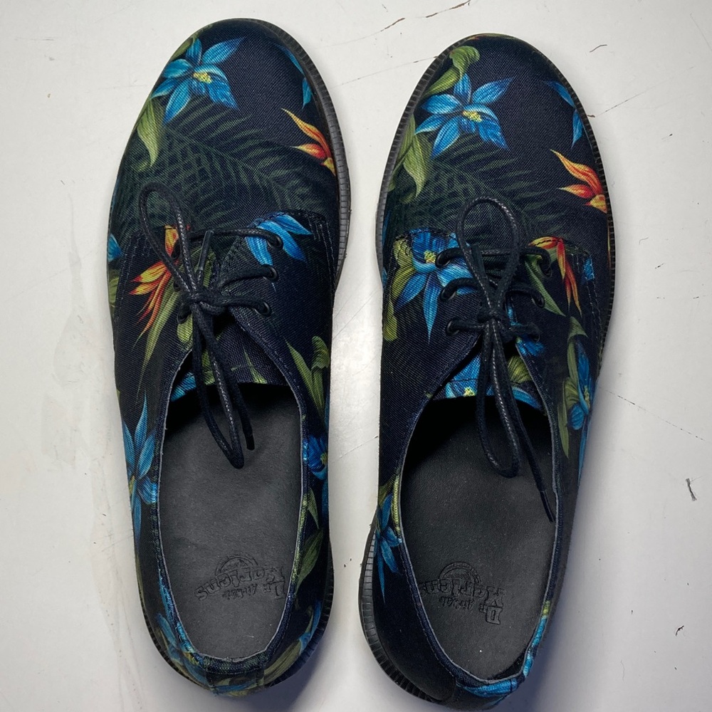 Dr Martens Floral Patterned Lace Up Shoes Size 39 Womens 8.5 New & Unworn - Picture 7 of 15